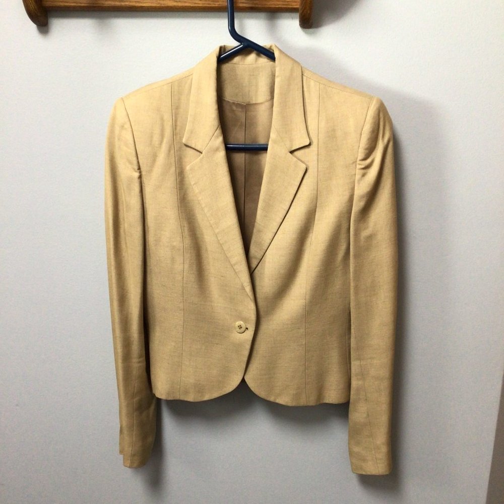 SIR for her- Vintage Tan linen suit - Picture 5 of 9